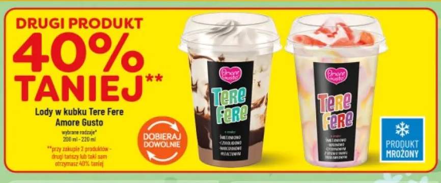 Lody w kubku Tere Fere Amore Gusto