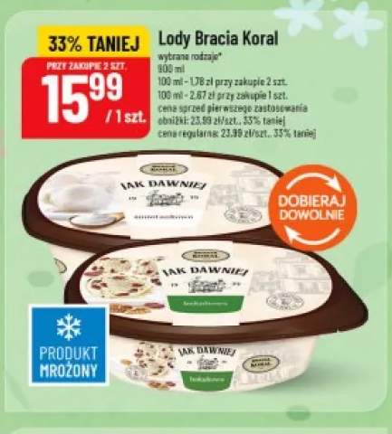 Lody bakaliowe Jak Dawniej Bracia Koral