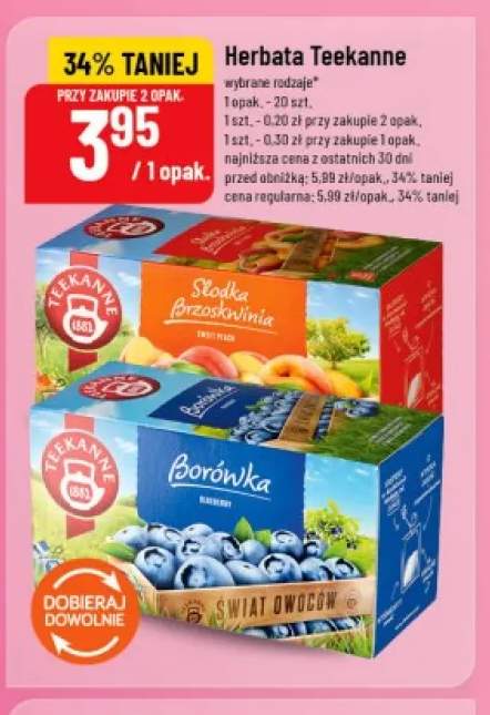 Herbata Teekanne Słodka Brzoskwinia