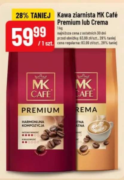 Kawa ziarnista MK Café Crema