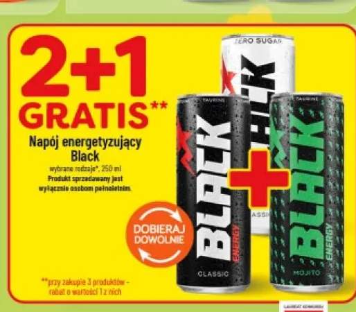 Napój energetyzujący Black Classic
