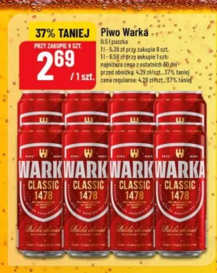 Piwo Warka Classic