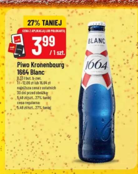 Piwo Kronenbourg 1664 Blanc