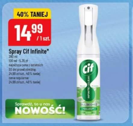 Spray do czyszczenia Cif Infinite Clean