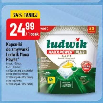 Kapsułki do zmywarki Ludwik Maxx Power Plus All in 1