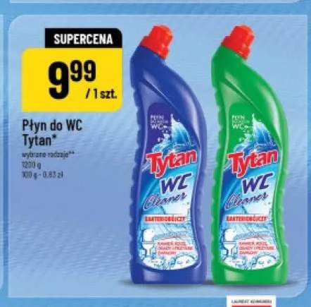 Płyn do WC Tytan Kamień Rdza Osady