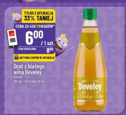Ocet z białego wina Develey