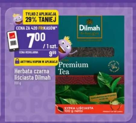 Herbata czarna liściasta Dilmah Premium Tea