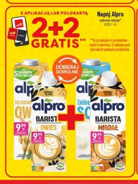 Napój owsiany Alpro Barista Owies +1 wariant