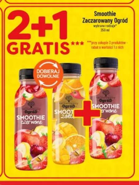 Smoothie Zaczarowany Ogród czerwone +1 wariant
