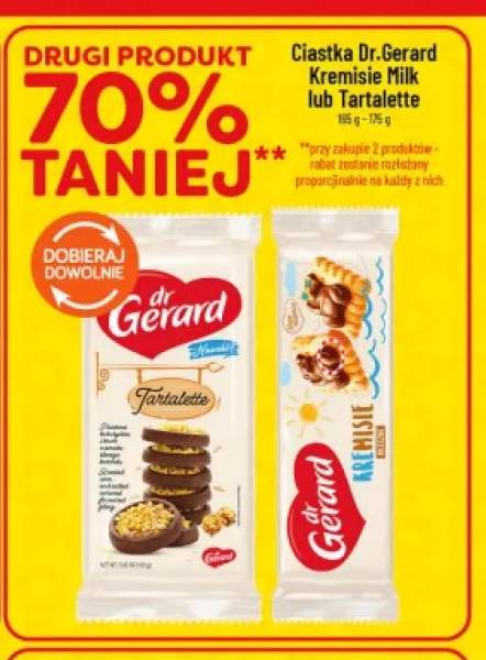 Ciastka Dr.Gerard Kremisie Milk +1 wariant