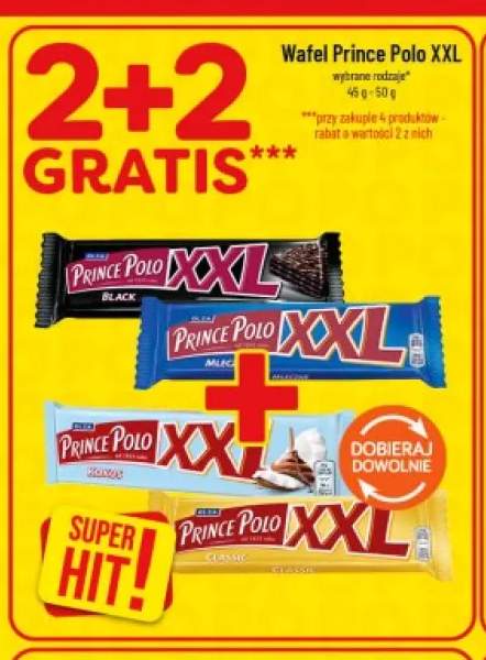 Wafel Prince Polo XXL Black +3 warianty