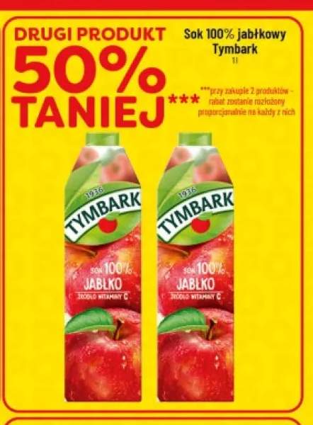 Sok 100% jabłkowy Tymbark