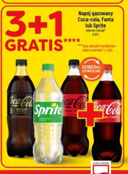 Napój gazowany Coca-Cola Zero Cukru +3 warianty