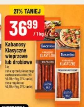 Kabanosy Klasyczne Drobiowe Tarczyński +1 wariant