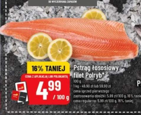 Pstrąg łososiowy filet Polryb
