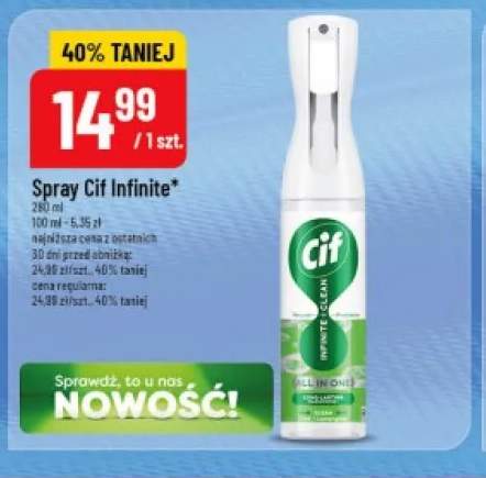 Spray do czyszczenia Cif Infinite Clean