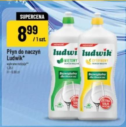 Płyn do naczyń Ludwik Miętowy +1 wariant