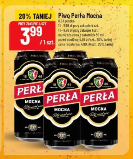 Piwo Perła Mocna