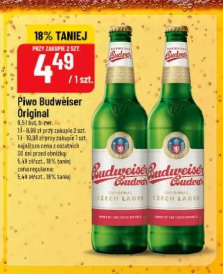 Piwo Budweiser Budvar Original