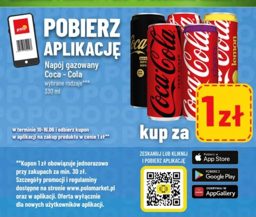 Napój gazowany Coca-Cola Zero Sugar +2 warianty