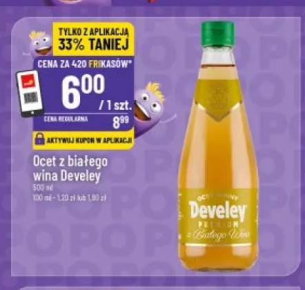 Ocet z białego wina Develey