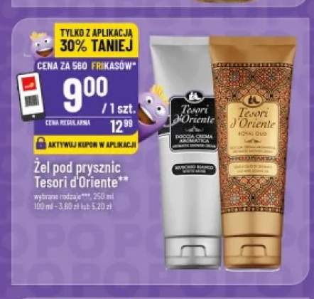 Żel pod prysznic Tesori d'Oriente Muschio Bianco +1 wariant
