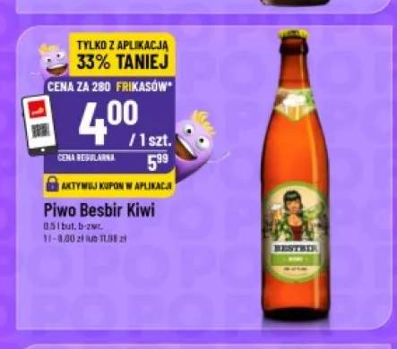 Piwo Besbir Kiwi