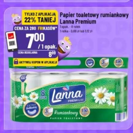 Papier toaletowy rumiankowy Lanna Premium