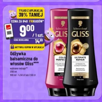 Odżywka balsamiczna do włosów Schwarzkopf Gliss Color Perfector +1 wariant