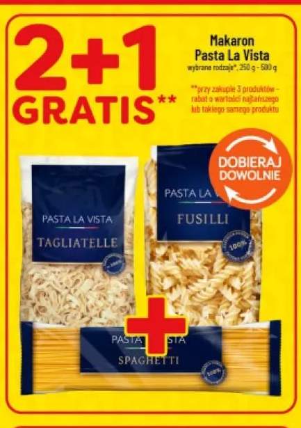 Makaron Pasta La Vista Tagliatelle +2 warianty
