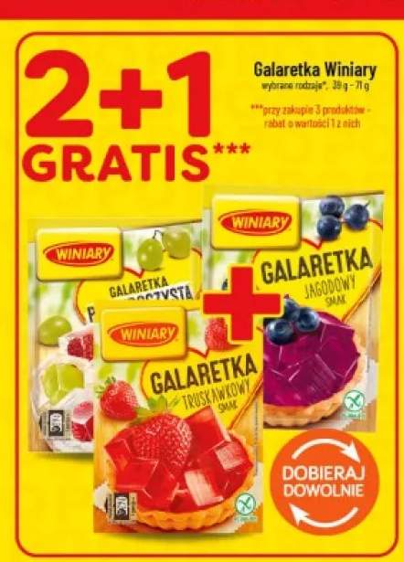 Galaretka o smaku agrestowym Winiary +2 warianty