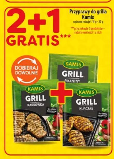 Przyprawa do grilla Kamis Karkówka +2 warianty