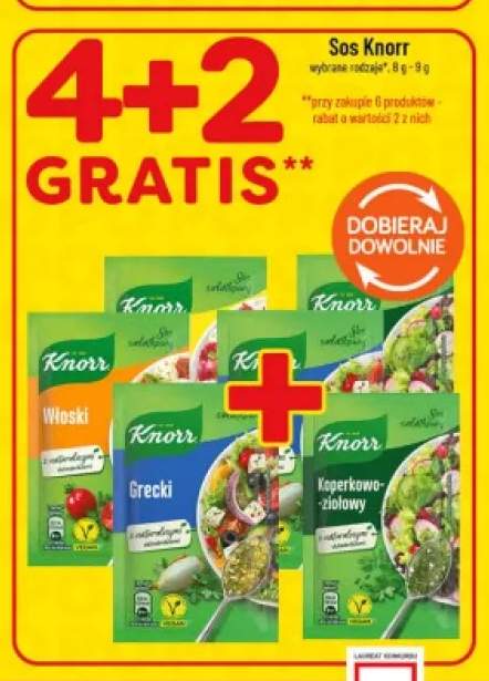 Sos sałatkowy Knorr Grecki +2 warianty