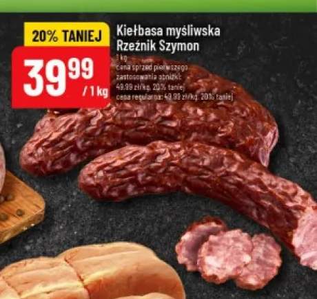 Kiełbasa myśliwska Rzeźnik Szymon
