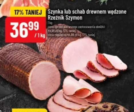Szynka drewnem wędzona Rzeźnik Szymon +1 wariant