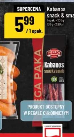 Kabanosy snack & smak Pekpol