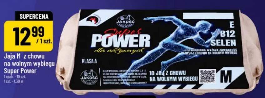 Jaja M z chowu na wolnym wybiegu Super Power