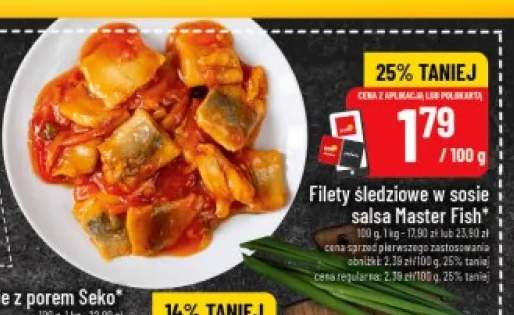 Filety śledziowe w sosie salsa Master Fish