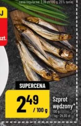 Szprot wędzony