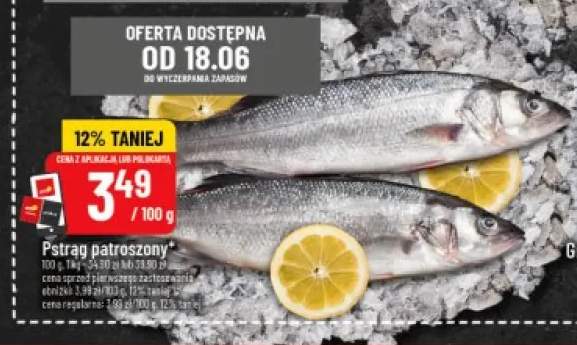 Pstrąg patroszony