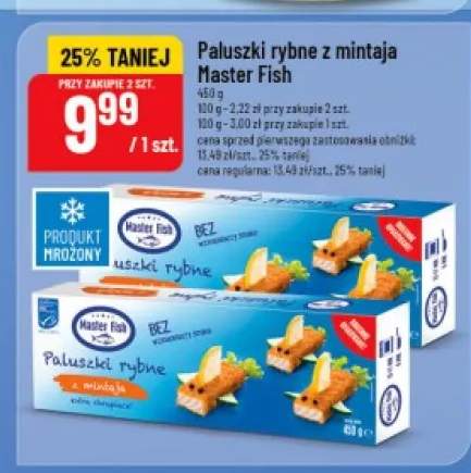 Paluszki rybne z mintaja Master Fish