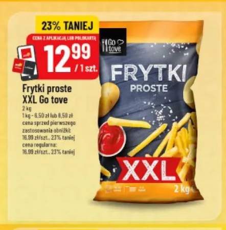 Frytki proste XXL Go tove