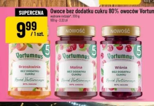 Owoce bez dodatku cukru Brzoskwinia Vortumnus +2 warianty