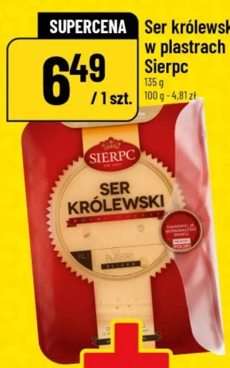 Ser królewski w plastrach Sierpc