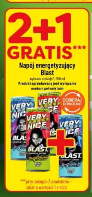 Napój energetyzujący Blast Very Nice Classic +3 warianty