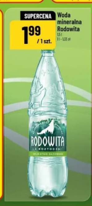 Woda mineralna Rodowita