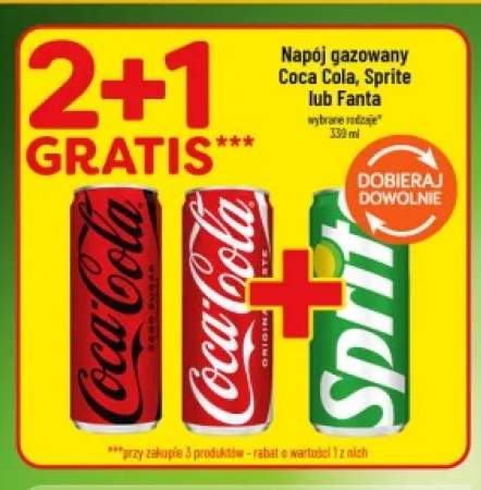Napój gazowany Coca-Cola +2 warianty