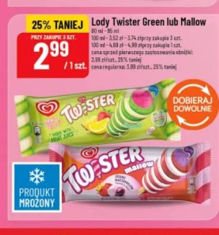 Lody Twister Green +1 wariant