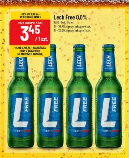 Piwo bezalkoholowe Lech Free 0,0%